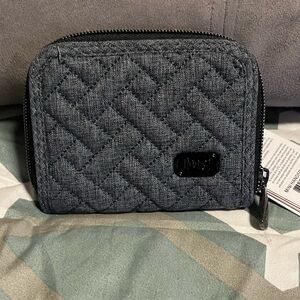 Lug, Mini-Handspring RFID Wallet, Heather Grey, NWT